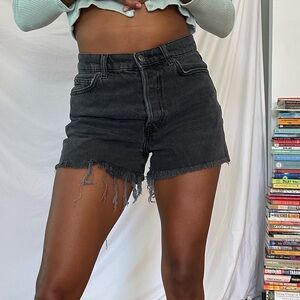 Reformation denim shorts